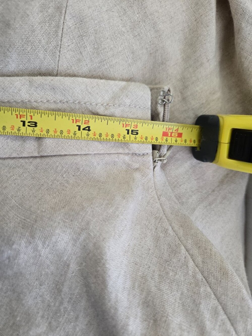 LL Bean Linen Skirt - Picture 3 of 4